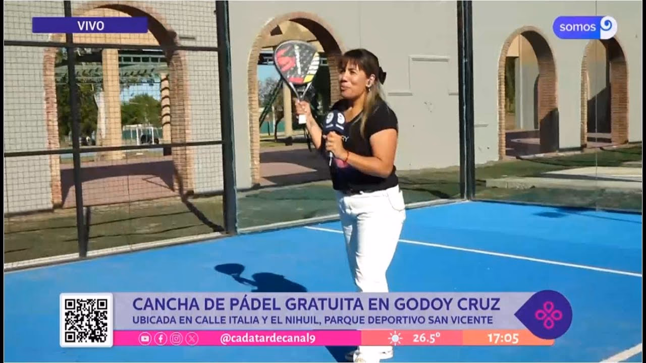 ¿Dónde están las canchas de pádel en Godoy Cruz?