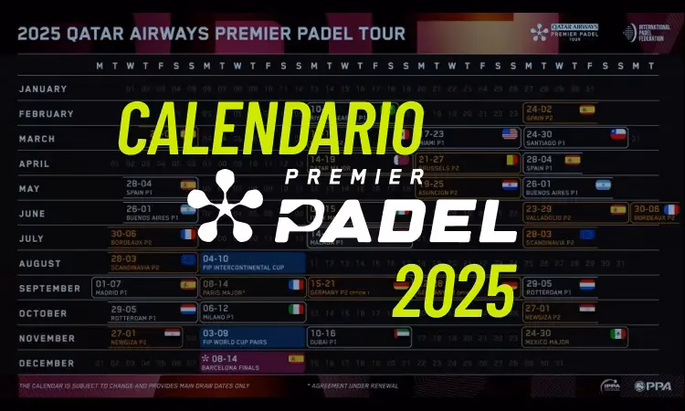 ¿Cuáles son los nuevos torneos del World Padel Tour?