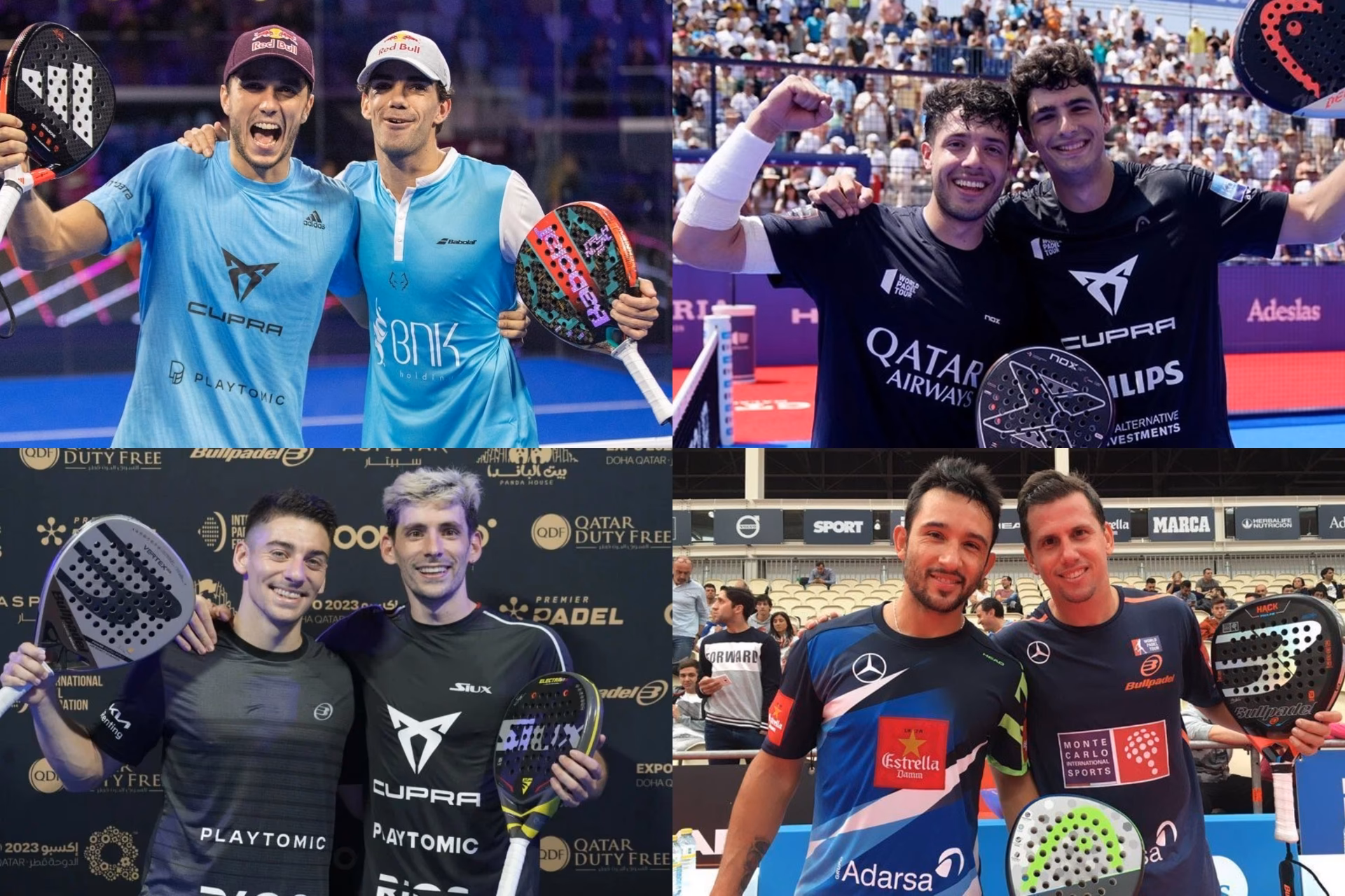 ¿Cuáles son las mejores parejas del pádel femenino?