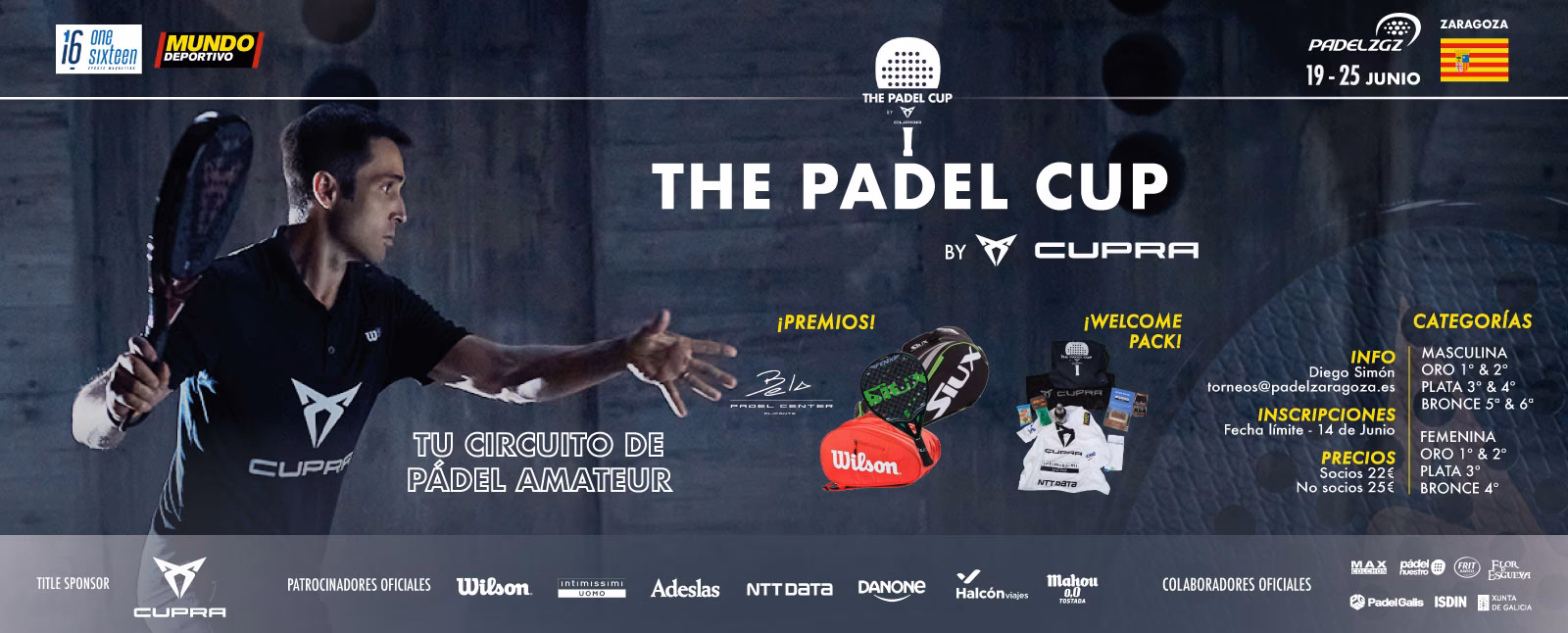 ¿Quién patrocina el torneo de padel Proff?