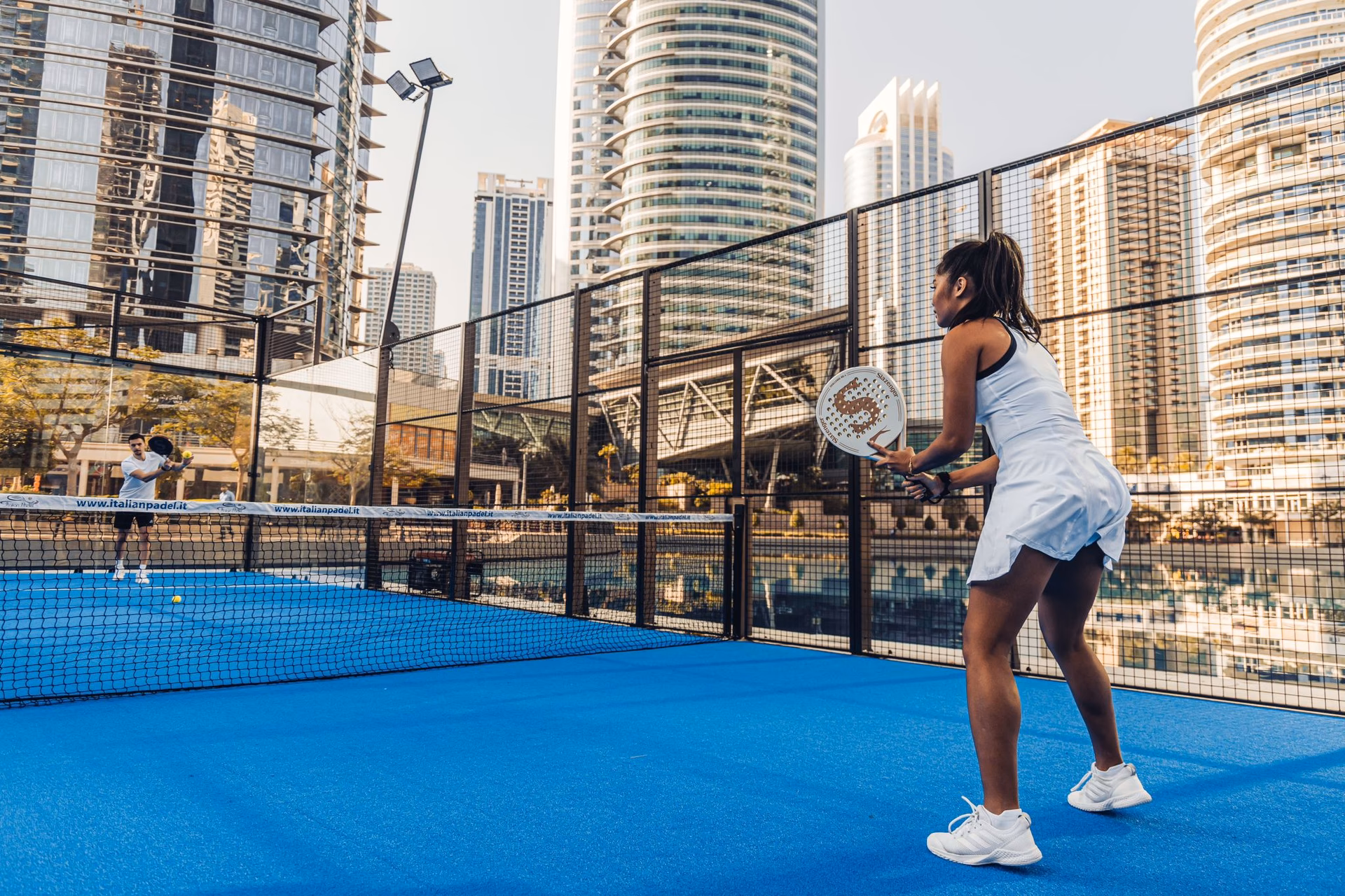 Where can I rent a padel court in Jumeirah?