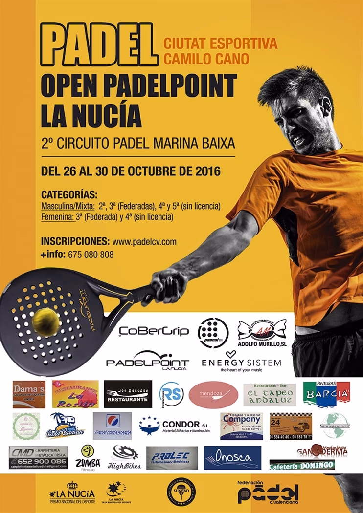 ¿Dónde se puede jugar al Padel en La Nucia?