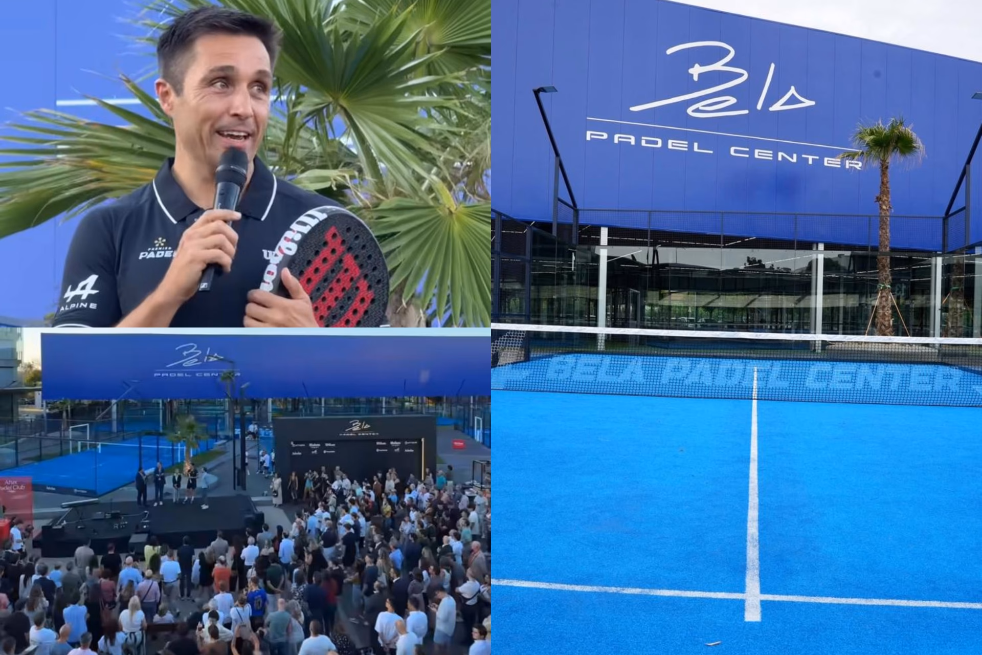 ¿Cuántas pistas de pádel hay en el Bela Padel Center?