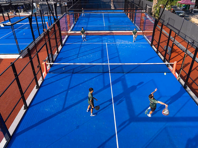 Is there a padel court in Hong Kong?