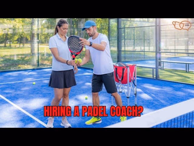 How do I hire a Spanish padel coach?