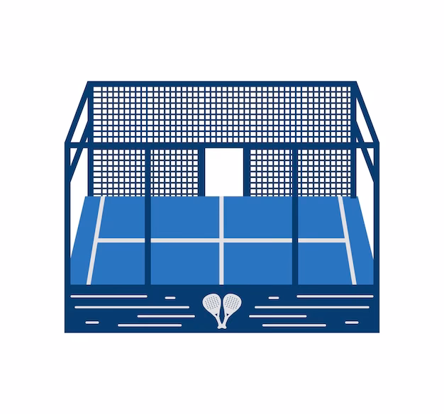 How many padel court vectors are there?