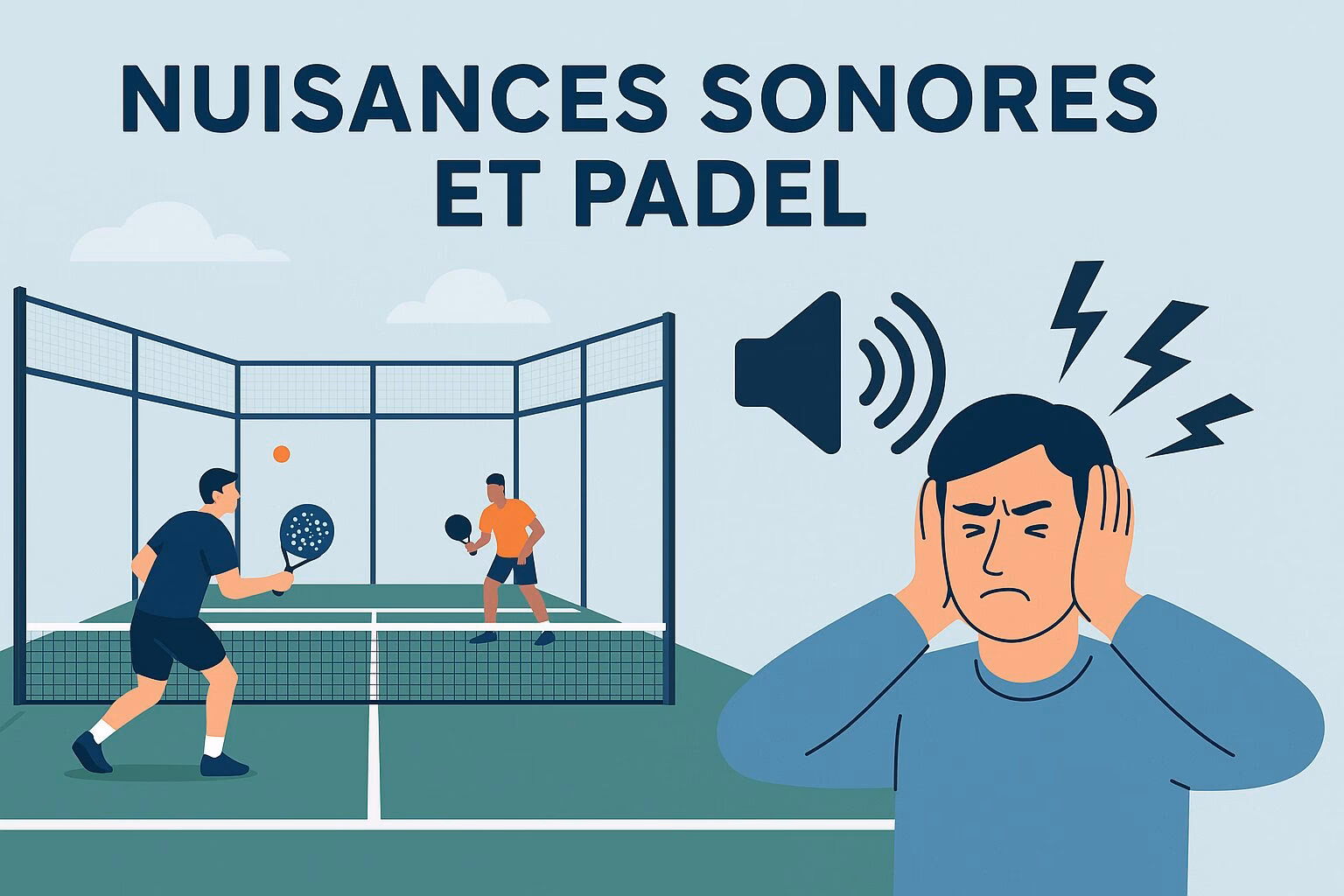 Why are Padel courts so noisy?