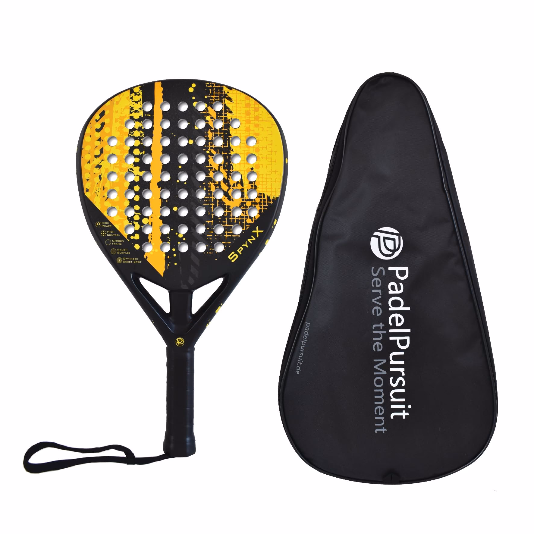Why does a Padel racket have a rough surface?