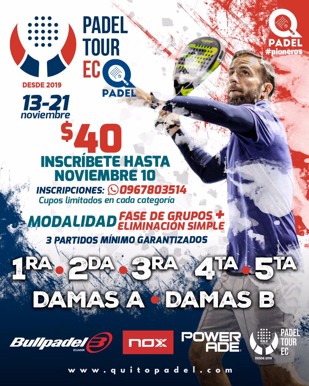 ¿Cuál es el canal exclusivo del circuito del pádel?