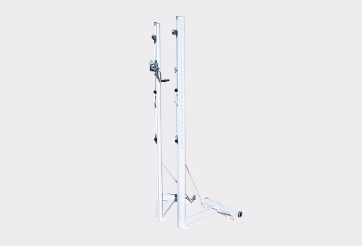 ¿Qué son los postes de voleibol trasladables?