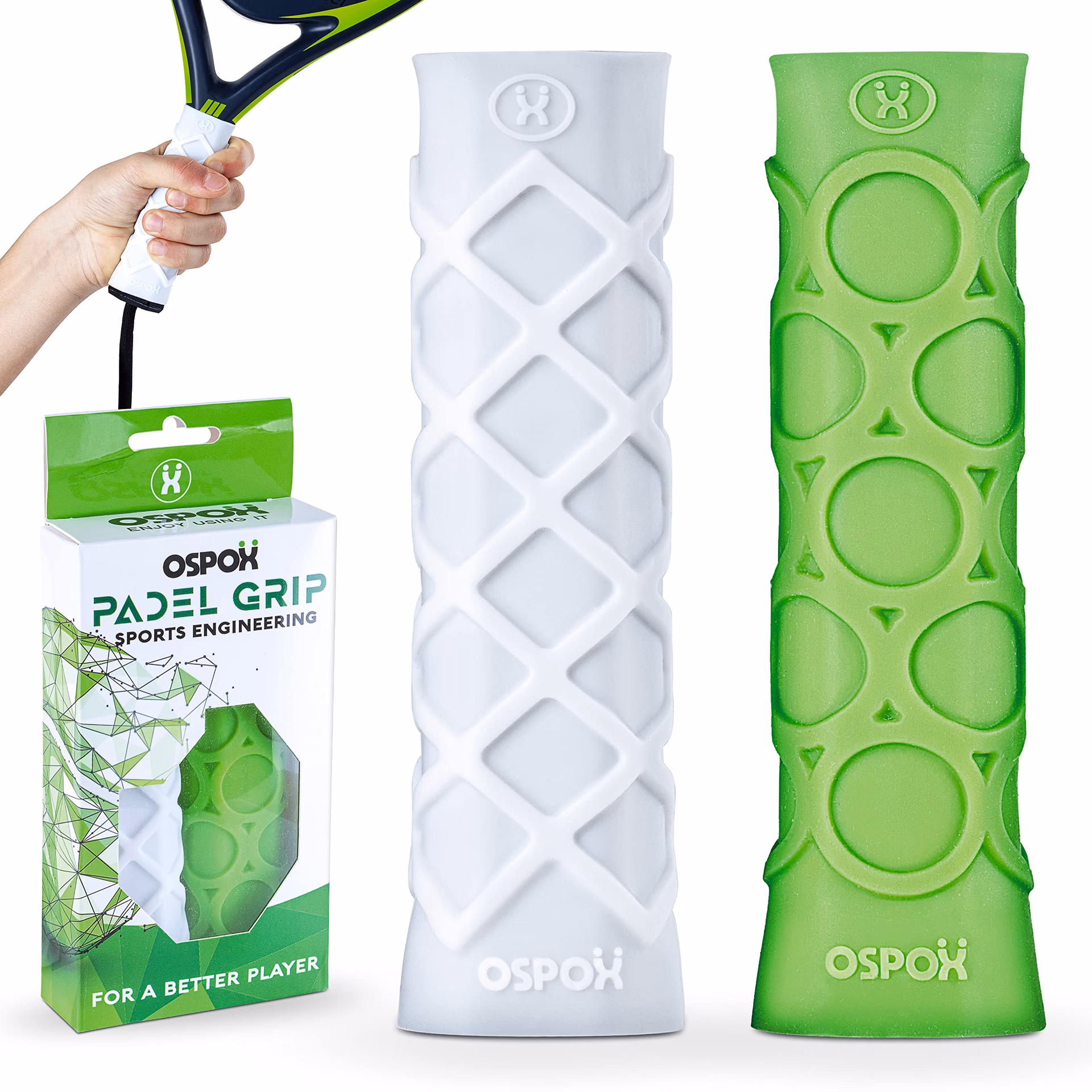 ¿Cómo saber el grosor de la empuñadora de la pala de pádel?