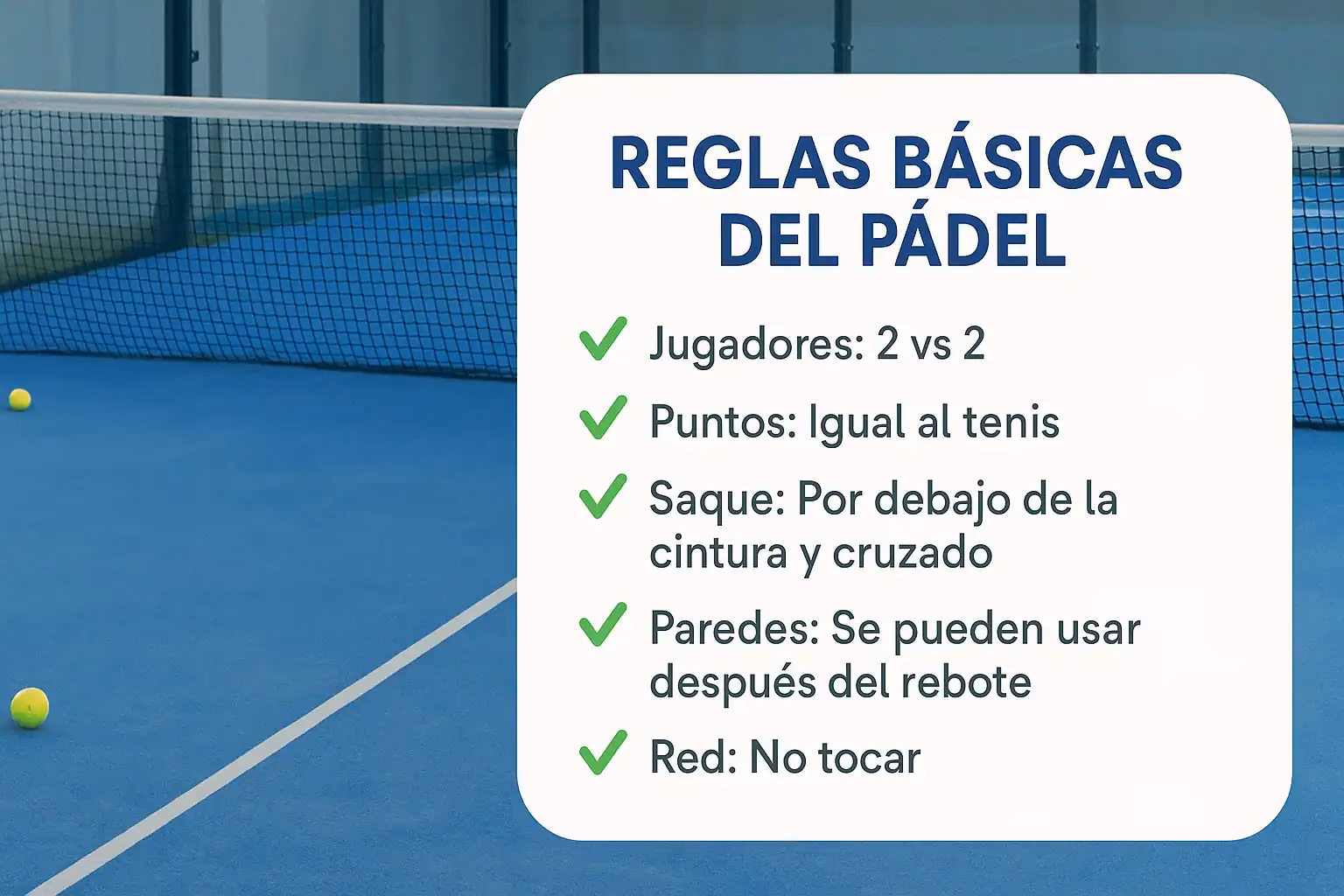 ¿Qué son los tiros cruzados en pádel?