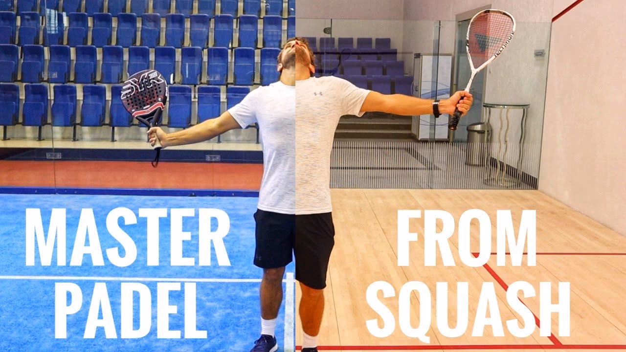 Are there parallels between Padel and squash?