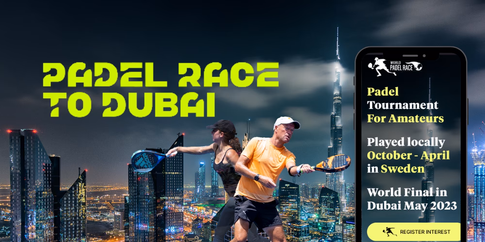 How many teams are there in the World Padel race?